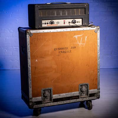 Hiwatt DR103 Head and SE4123 Cabinet WISHBONE ASH 1970s - Black image 17