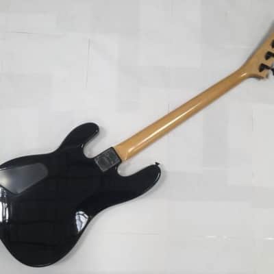 Charvel 1B Vintage Bass 1980s Black MiJ Guitar w/ Hard case image 7