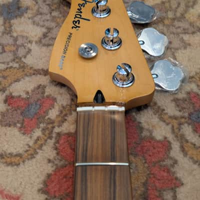 Left Handed Fender Player Plus PJ Precision Jazz Bass maple neck with pau ferro fret board and tuners 2022 image 12