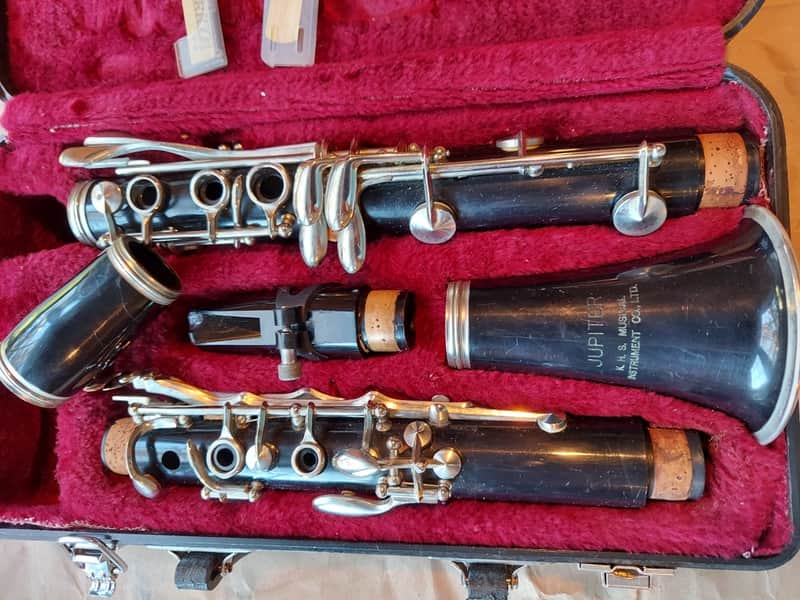 Jupiter SCL-631 Clarinet Black complete with case and reeds | Reverb