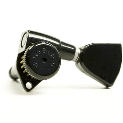 Genuine Hipshot Button Set of 6 D04 Black also fits Grover image 1