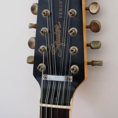 Fender Japan Squier Vista Venus XII MIJ 1997 - 1998 - Black image 4