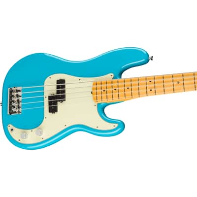 Fender American Professional II Precision Bass V MN (Miami Blue) - 5-String Electric Bass image 3