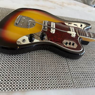 Fender Jaguar with Rosewood Fretboard 1966 - Sunburst trade for MGB-GT image 11