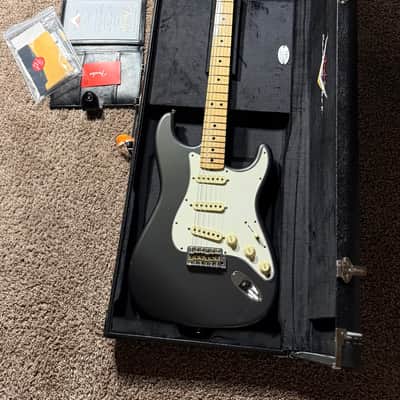 Fender 2024 Limited Bone Tone ‘69 Stratocaster Journeyman Relic - Aged Charcoal Frost Metallic image 7