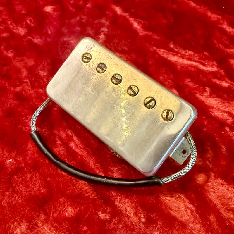 Gibson Patent sticker Humbucker guitar pickup c 1966 - GOLD es345 es355 SG custom original vintage USA Pat no PAF