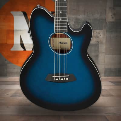 Ibanez AFJ91-JLF-12-02 late 90's - Blue | Reverb