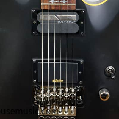 Schecter Demon-6 FR-S Sustainiac - Aged Black Satin image 5