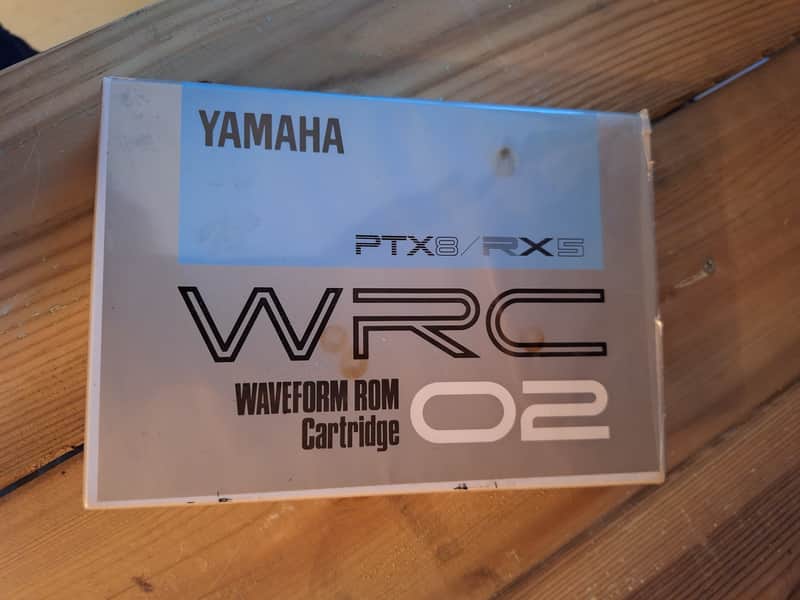 Yamaha RX5 WRC02 Jazz & Fusion ROM Waveform Sample Card image 1