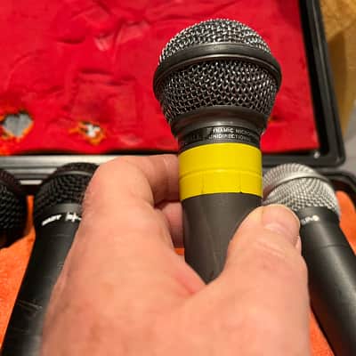 Shure/Nady/4 microphones Shure/realistic/ Nady Early 80s - Silver/black image 4