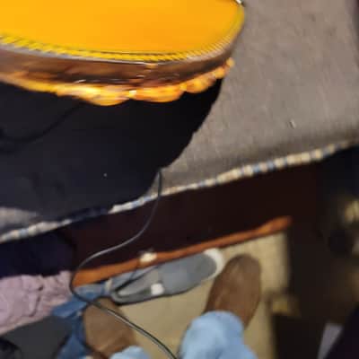South Pacific Tortoise Shell 6 String Vintage Antique Guitar Made In1944 image 9