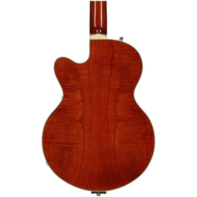 Gretsch Limited Edition Electromatic Broadkaster Center Block Jr. Electric Guitar, Flame Okoume image 5