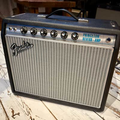 Fender '68 Custom Princeton Reverb-Amp 12-Watt 1x10" Guitar Combo 2013 - Present - Black image 1