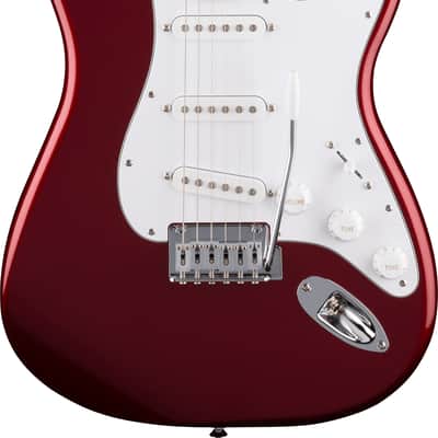 Fender Standard Stratocaster®, Maple Fingerboard, White Pickguard, Candy Cola image 2