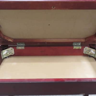 CPS Imports Walnut Piano Bench with Storage image 11