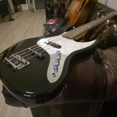 ESP Jazz Bass J-Four Tuxedo Black MIJ Japan Pro Artist Ex-Studio Bass image 17