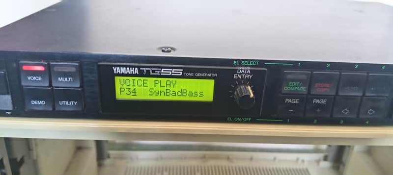 Yamaha TG55 Tone Generator 1990 - Black image 1