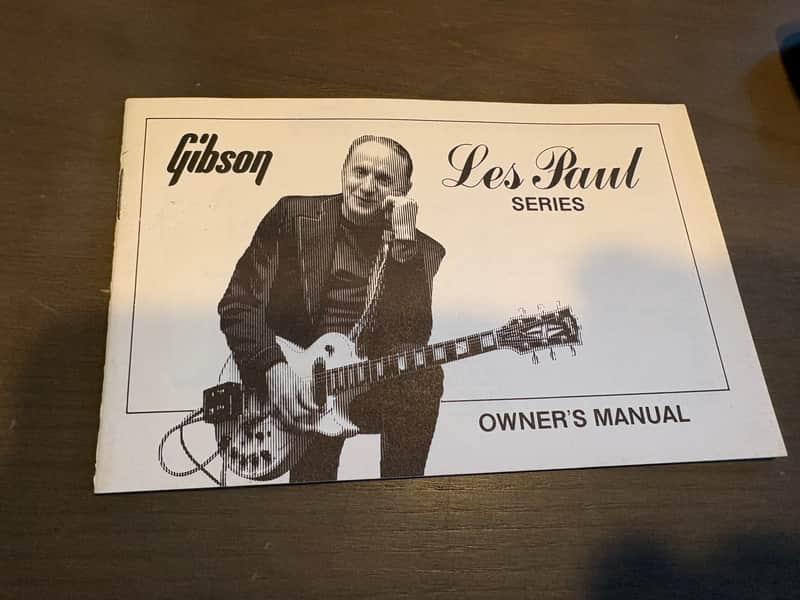 Gibson Les Paul Manual Vintage 1980’s image 1