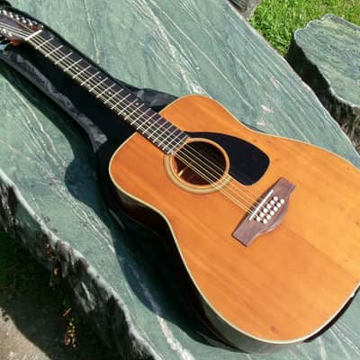 1969 Yamaha Nippon Gakki FG230 Red Label 12 strings guitar Natural image 1