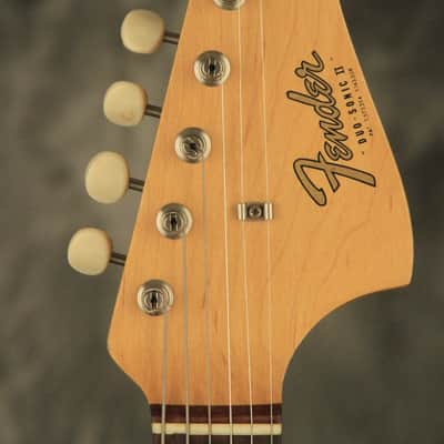 1964 Fender DUO-SONIC II Blue with '66 body CLAY DOTS + L-PLATE + '64 pickups image 3