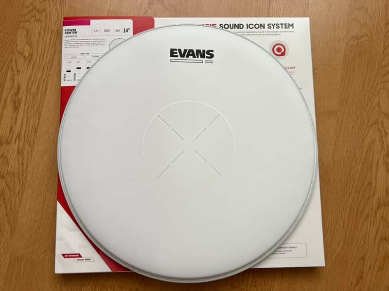 Evans B14G1D Power Center 14" Coated Drum Head image 1