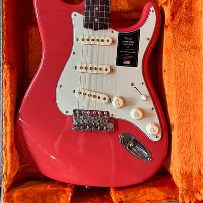 Fender American Vintage II 1961 Stratocaster  - Fiesta Red /8lbs. 8.9oz. #V2444066 image 3