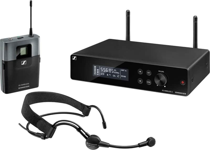 Sennheiser XSW 2-ME3-A Wireless 2 Headset Microphone System (A: 548 to 572 MHz) NEW image 1