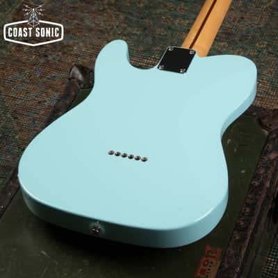 2023 Fender FSR Hybrid II Telecaster Daphne Blue w/ Matching Headstock Made in Japan image 10