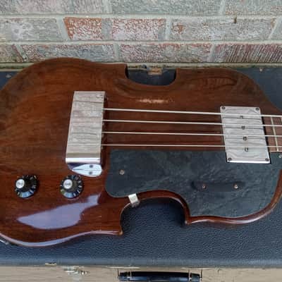 Vintage 1969 Gibson EB-1 Violin Body Bass Guitar w/ Original Hardshell Case, Extension Rod! image 4