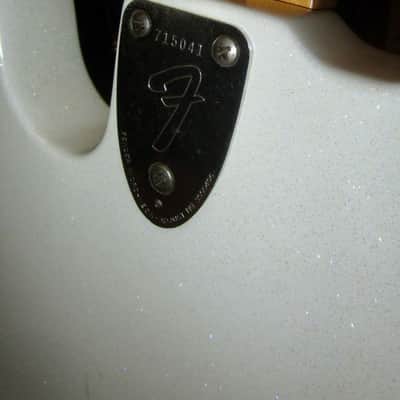 1976 Fender Telecaster Deluxe White Sparkle w/ Hard Case image 7