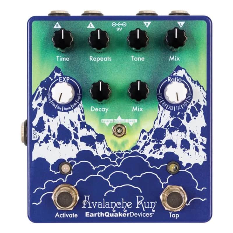 EarthQuaker Devices Avalanche Run Stereo Reverb & Delay with | Reverb