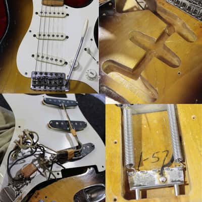 Fender Stratocaster 1957 Vintage Electric Guitar Classic Design image 9