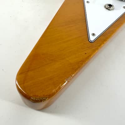 2024 Gibson 70s Flying V - Antique Natural image 11