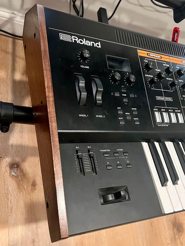 Roland Jupiter-X Jupiter X Replacement Solid Walnut Wood Sides image 1