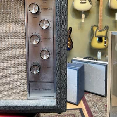 1965 Silvertone Model 1482 1x12" Vintage Guitar Combo Amp w/FTSW image 6