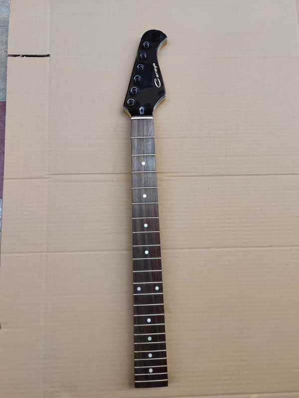Caraya Maple Wood Guitar Neck, 22 Frets Rosewood Fingerboard image 1