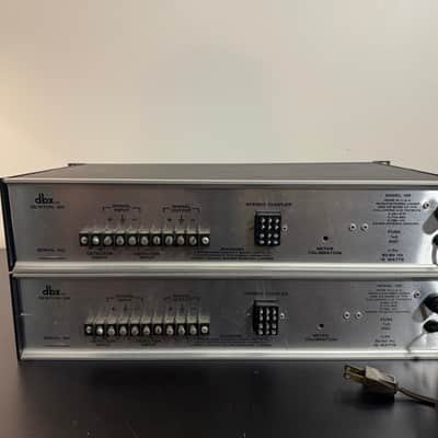 dbx 165 Over Easy Compressor / Limiter Pair 1970s - Black image 4