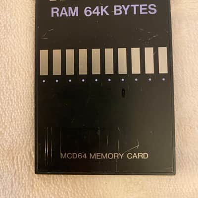 Yamaha MCD64 RAM Card Memory Card 64K for SY99/SY77/TG77 and others image 1