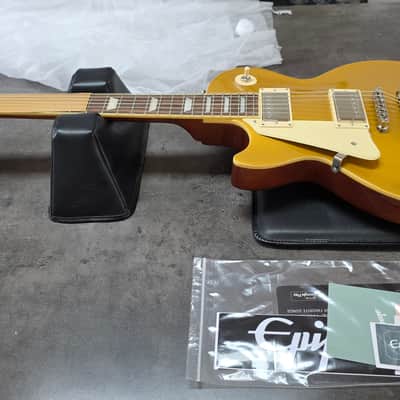 Epiphone Les Paul Standard 50s Metallic Gold Top Left Hand BRAND NEW LH Lefty Handed image 5