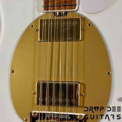 Ernie Ball Music Man Cory Wong StingRay II Deluxe Electric Guitar w/ Case-Polaris White image 6