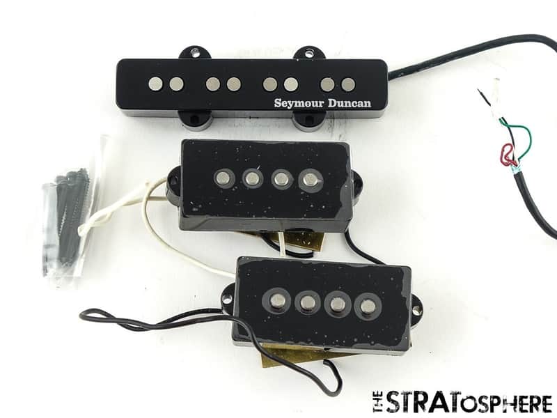 Fender Duff McKagan Deluxe Precision Jazz BASS PICKUPS Pickup Set Seymour Duncan image 1
