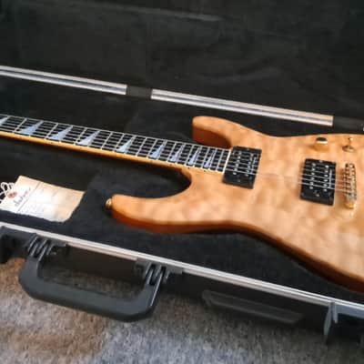 2005 Jackson USA Select Series SLATQH Archtop Solost in natural finish! image 2