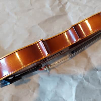 Suzuki Model 220 (1/8 Size) violin, Japan 1975, Reglue/Repair Needed image 14