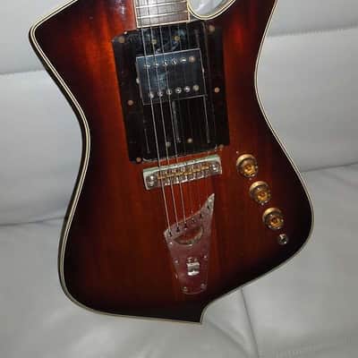 Rare Ibanez Iceman with sliding pickup 1976 Tobacco Sunburst image 3