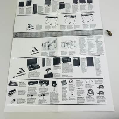 Vox “It’s What’s Happening” Foldout Poster Catalog 1967 image 4
