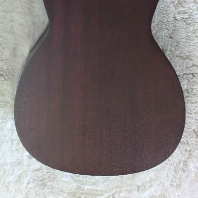 Tagima Utah Gran Reserva Parlor Acoustic/Electric Guitar - Open Pore Dark Mahogany - B stock image 3