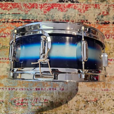Rogers 14x5" Luxor Blue/Silver Duco Snare - Cleveland Tag image 5