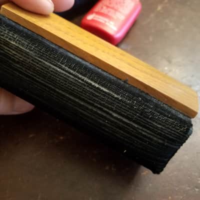 Discwasher Early Vinyl Record Cleaning Brush and fluid kit 1970s - Walnut image 8