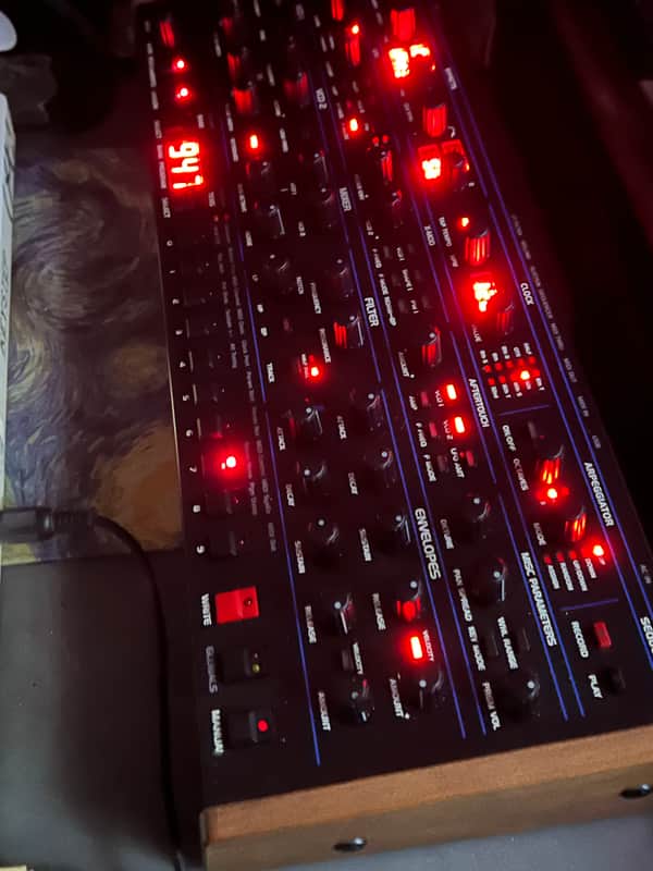 Dave Smith Instruments OB-6 Desktop 6-Voice Polyphonic Synthesizer 2017 - Present - Black image 1