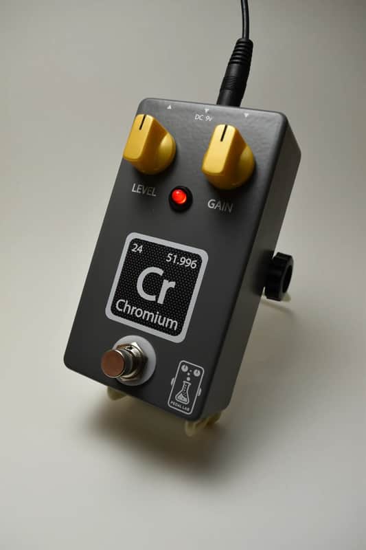 Loophole Pedals Chromium Boost 2024 - Gold Knobs image 1